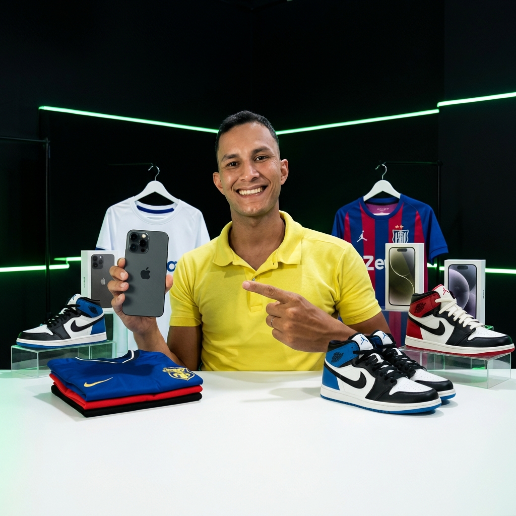 Garimpeiro de Promoções com Iphones e Camisetas